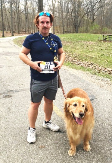 mark hymes and service dog bogey