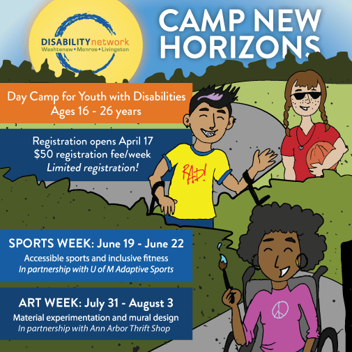 Camp New Horizons: Summer Camp for Youth with Disabilities